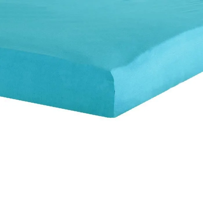TROIS KILOS SEPT Drap housse - 70x140 cm - Turquoise-0