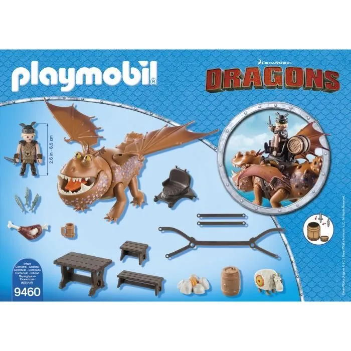 PLAYMOBIL 9460 - Dragons - Varek et Bouledogre-4