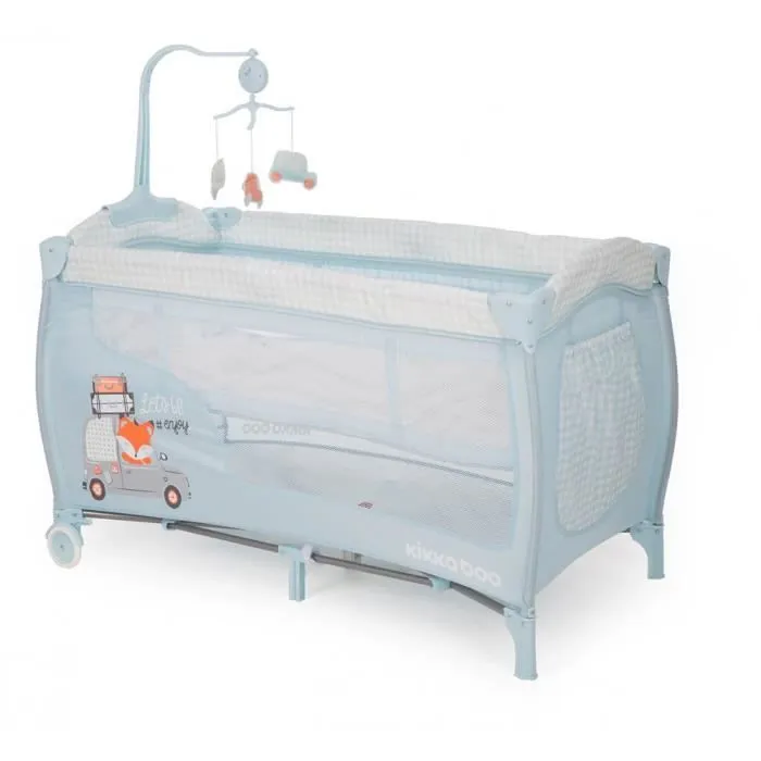 Kikka - Lit parapluie bébé - pliant / pliable à 2 niveaux Dolce Sonno-1