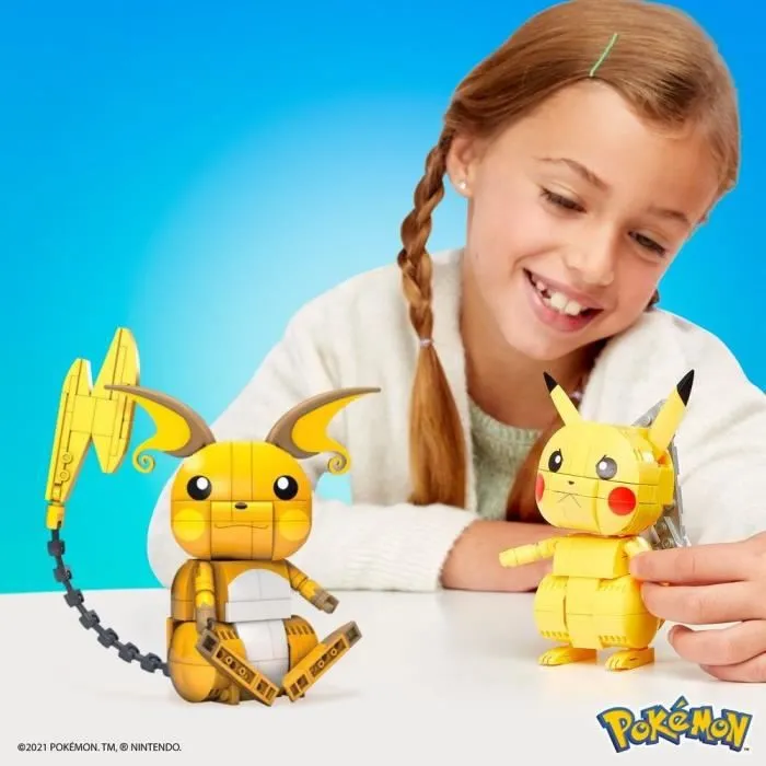 Mega Construx - Pokémon - Coffret Trio Évolution Pikachu - jouet de construction - 7 ans et +-2