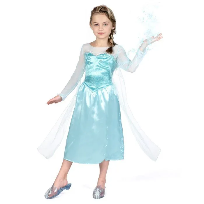 Déguisement classique Elsa la reine des neiges fille-0