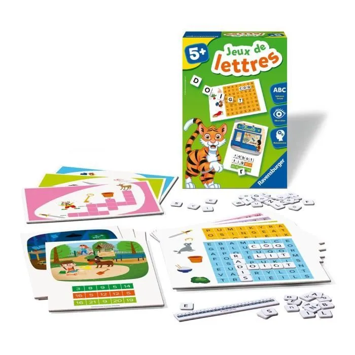 Jeux de lettres - Jeu éducatif - Initation à la lecture - Ravensburger - Dès 5 ans-1