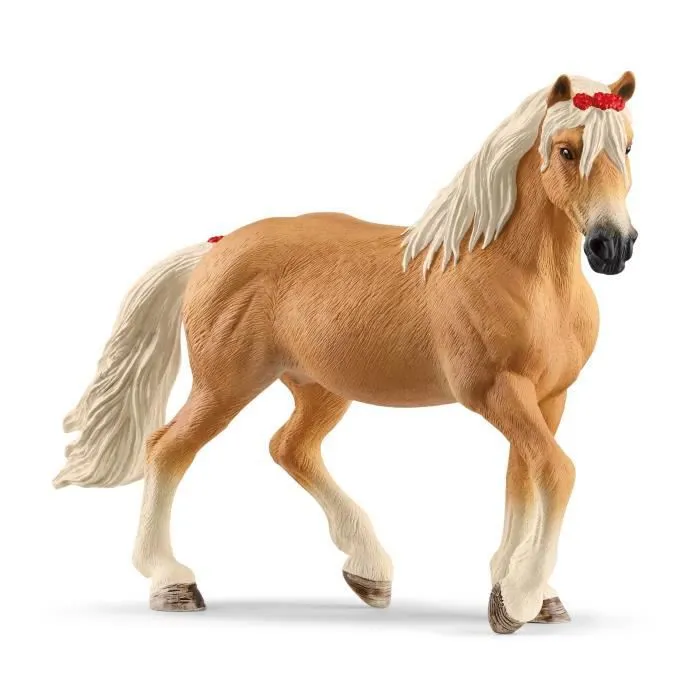 Figurine - SCHLEICH - Jument Haflinger - Multicolore - Horse Club-0