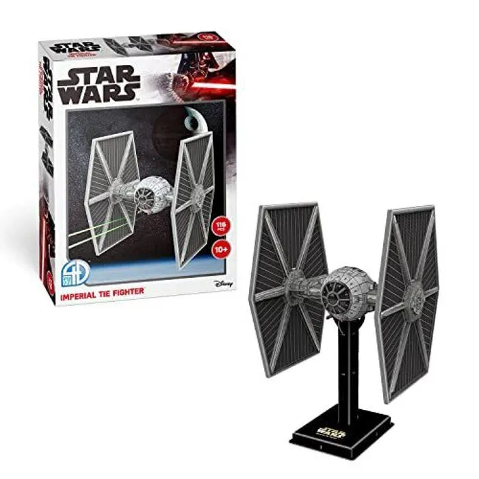 Maquettes et modélisme Adulte, Puzzle Star Wars Tie Fighter, Maquette Navires Star Wars, Puzzle 3D Enfants 10 Ans ou Plus-0