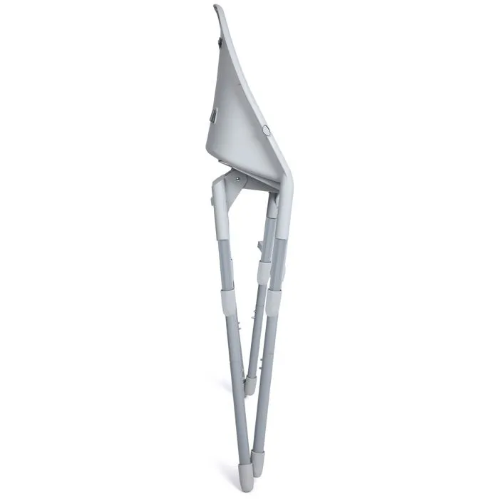 TROTTINE Chaise haute pliante et évolutive, Design moderne et simplicité d'utilisation AGAP Grey-3