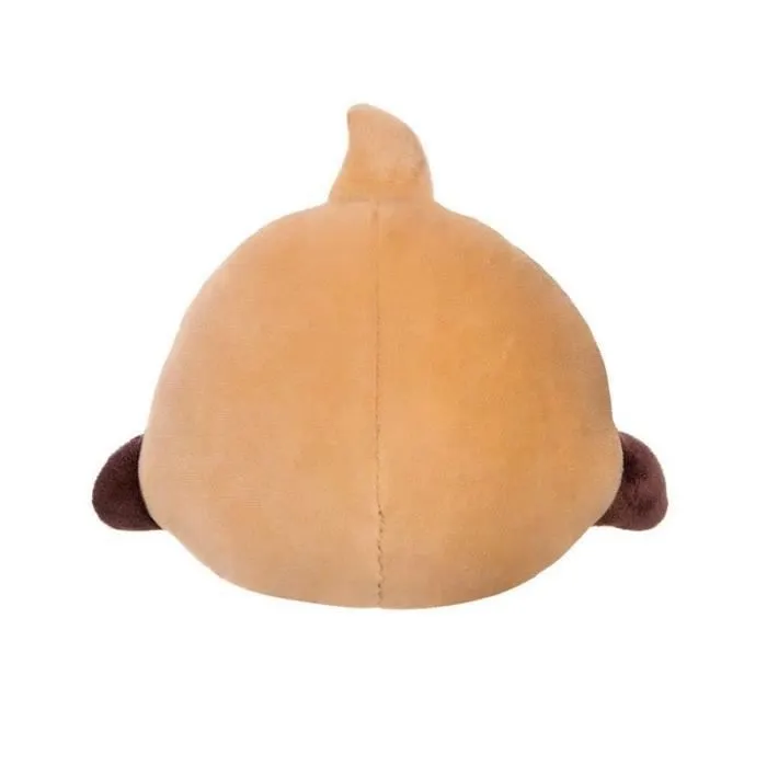 Mascotte peluche Line Friends BT21 - SHOOKY BABY 20 cm - Marron/Blanc-3
