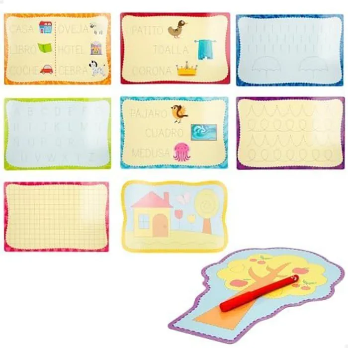 Jouet éducatif - COLORBABY - Montessori Stylo à Bille avec Gomme - Convient aux gauchers - Tableaux Blancs-0