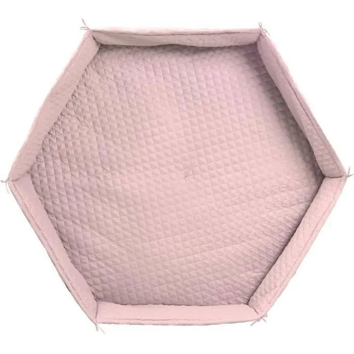 Tapis de Parc Bébé roba Style - Rembourrage Latéral Sécurisé - Rose / Mauve-0