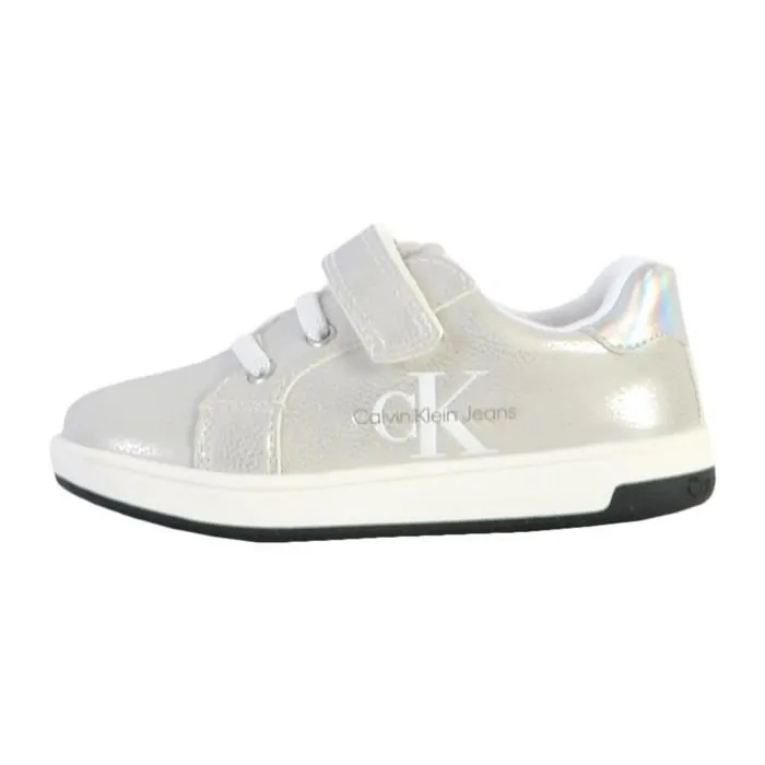 Basket à Lacets Calvin Klein Jeans - Argent-0