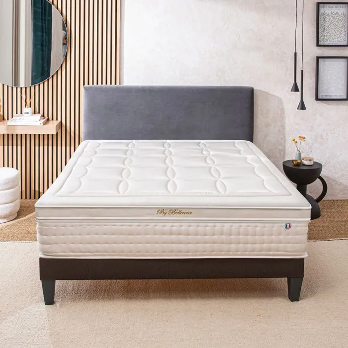 Matelas EMPEREUR 90x200 cm | Mousse avec mémoire de forme | Blanc-1