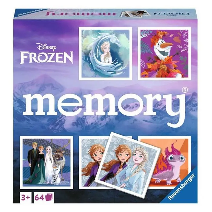 Jeu de mémoire Disney La Reine des Neiges - Ravensburger - 20890 - Pour enfants à partir de 3 ans - Multicolore-0