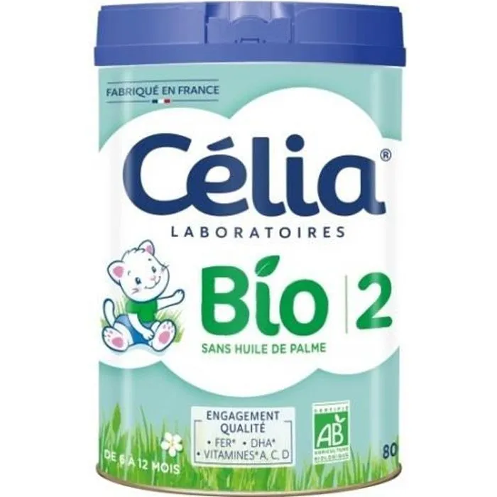 CELIA Laboratoires Lait bébé en poudre 2ème âge BIO 800g-0