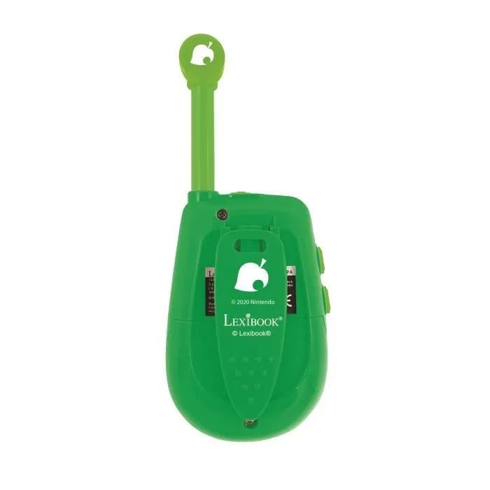 Talkies-Walkies Animal Crossing - LEXIBOOK - Portée 4 km - Morse lumineux-0