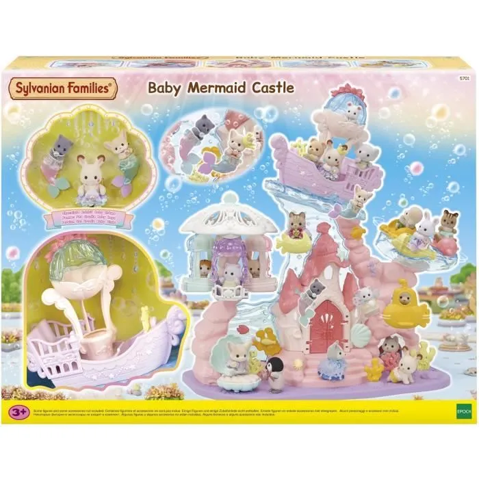 Figurines miniatures - SYLVANIAN FAMILIES - 5701 - Le château des sirènes-0