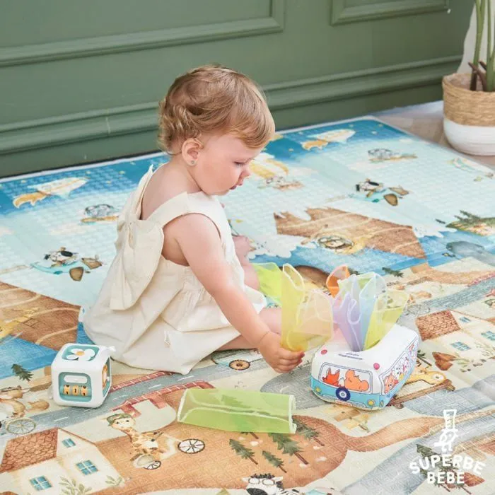 Boîte à tissus - Jeu d'éveil | SUPERBE BEBE-4