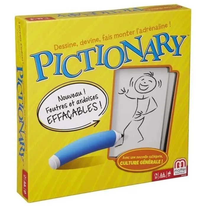 Mattel Games - Pictionary - Jeu de Société - 8 ans et + DKD50-1