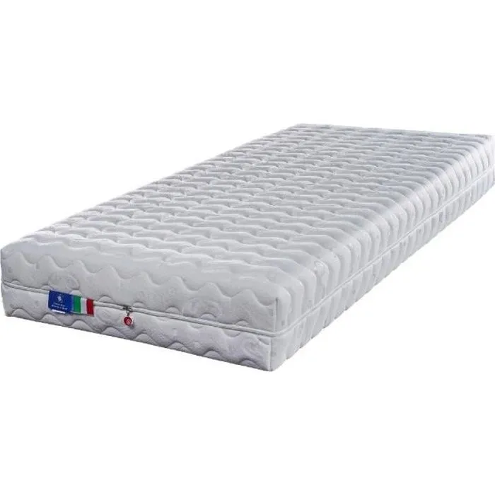Lot de 2 Matelas 23 cm 80x200 Ferme face de contact Mmoire de Forme Poli Lattex - Spcial Sommiers Articuls 2 Oreillers...-0