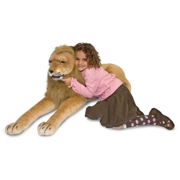 Grande Peluche - Lion - MELISSA & DOUG - Magnifiquement détaillé et réaliste-1
