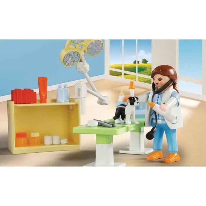 PLAYMOBIL 5653 Valisette Vétérinaire, City Life, Soin des animaux, Jeu de rôle créatif, 39 pièces, Dès 4 ans-2