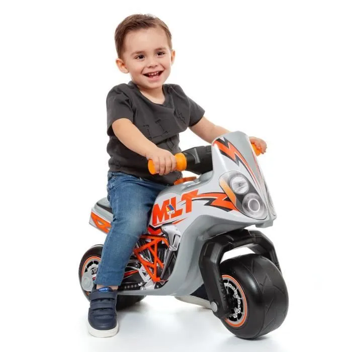 Moto à Pousser - MOLTO - CROSS RACE MLT - Tout-terrain - Gris/Orange - 29 cm-1