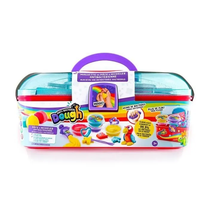 Malette de Pâte à modeler Antibactérienne - CANAL TOYS - SND 002 - Bleu-5