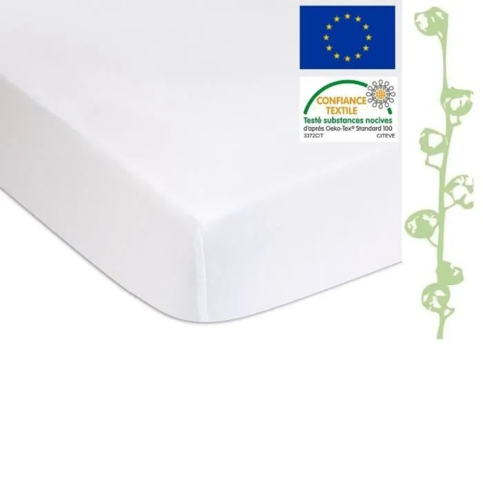 Alèses Coton Bio PU - EASY DORT - 70x140 - Mixte - Bébé - Blanc-0
