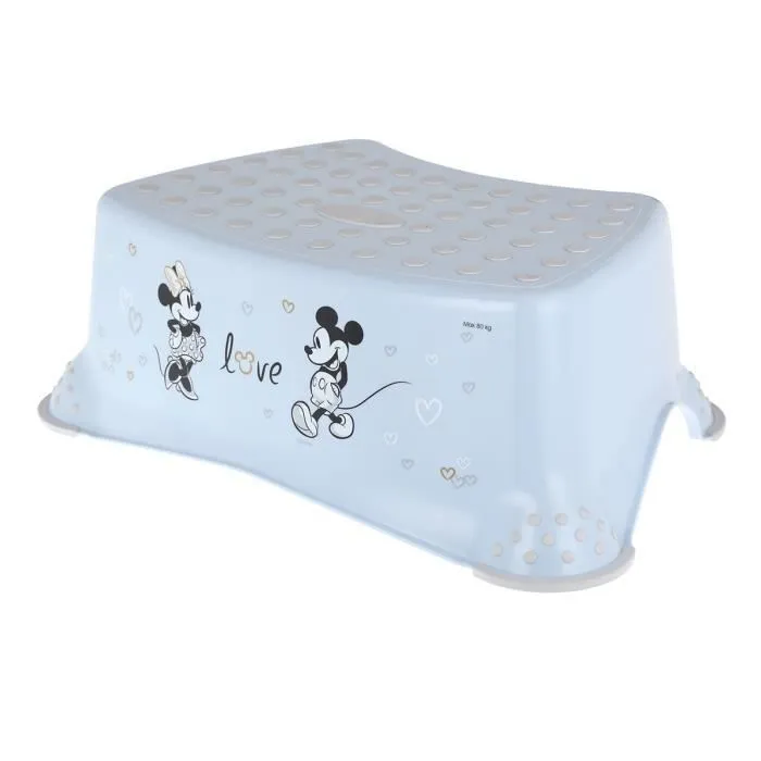 Mill'o bébé - Marche-pieds 1 marche ergonomique, antidérapante, apprentissage de la propreté / salle de bain / chambre - Mickey-0