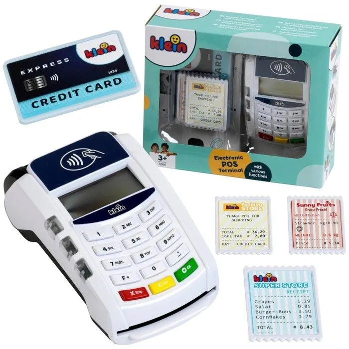Terminal de paiement POS avec accessoires pour enfants Klein-0