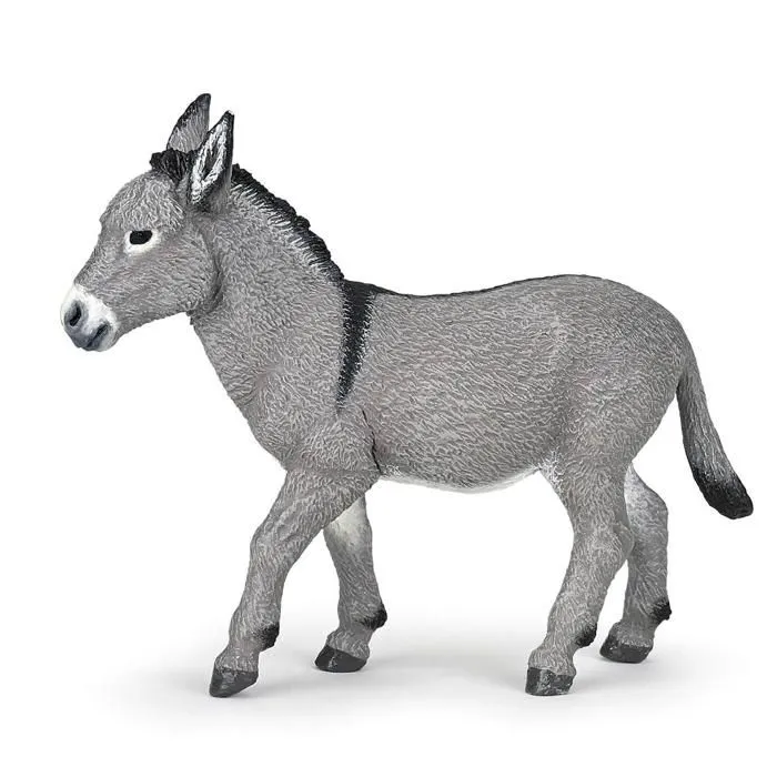 Figurine Ane de Provence Gris clair-1