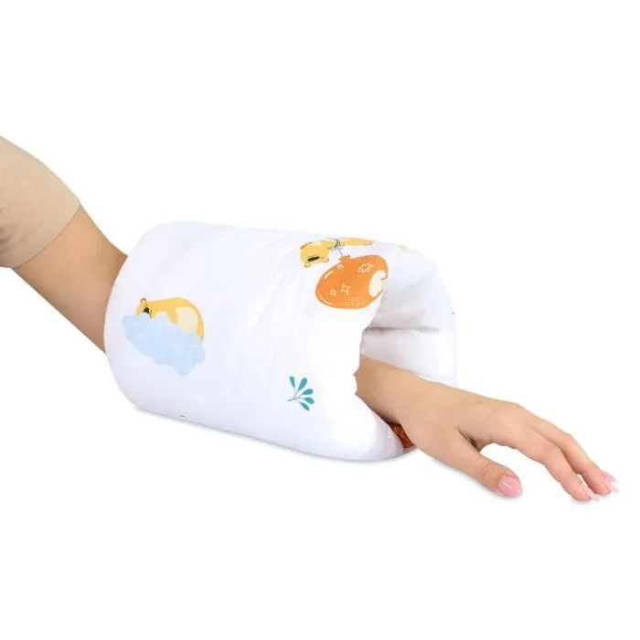 Brassard Allaitement coussin d'allaitement - mini petit coussin d allaitement lavable Ours blanc-1
