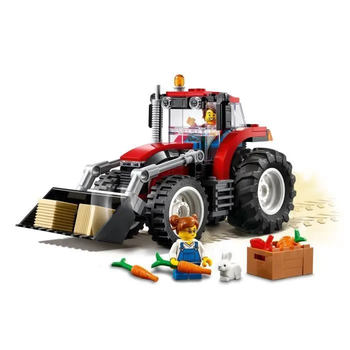 LEGO® City 60287 Le Tracteur, Jouet de Construction, Animaux de la Ferme, Figurine de Lapin-1