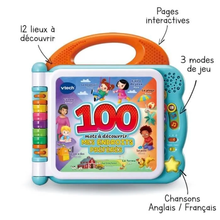 VTECH - Mon Imagier Bilingue - Mes Endroits Préférés-3