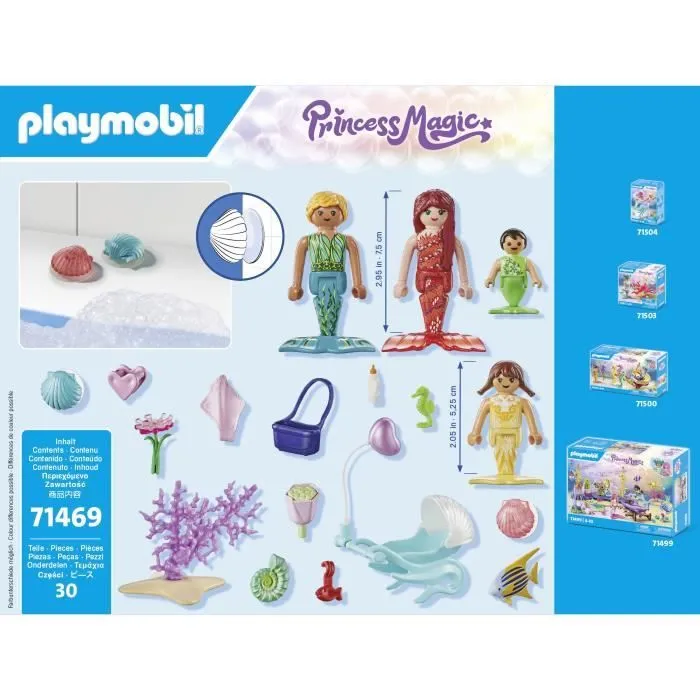 PLAYMOBIL 71469 Famille de sirènes-4