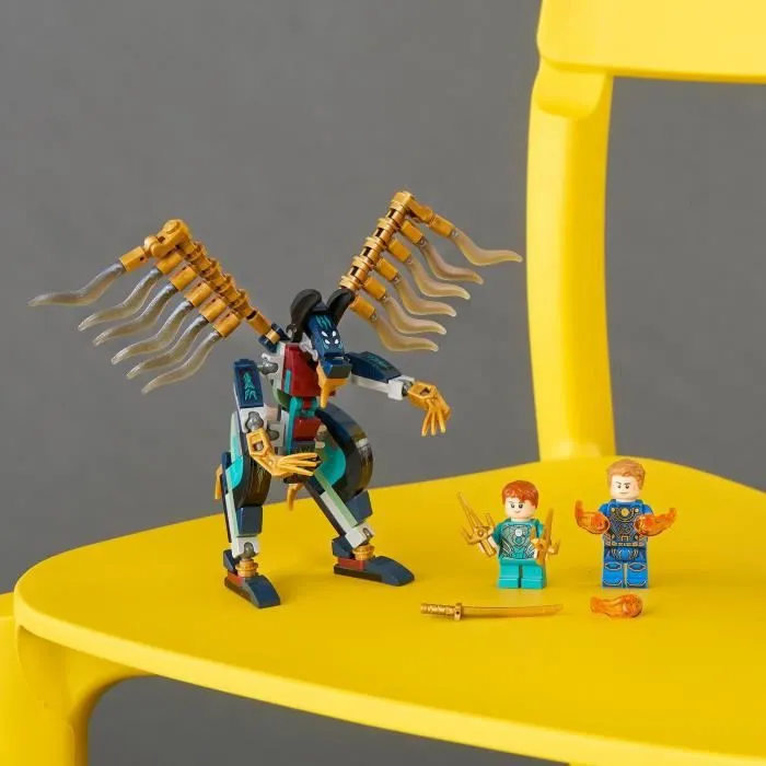 LEGO® 76145 Marvel L’Attaque Aérienne des Éternels, Jouet de Construction pour Enfants de 7 Ans avec Figurines Déviants-1