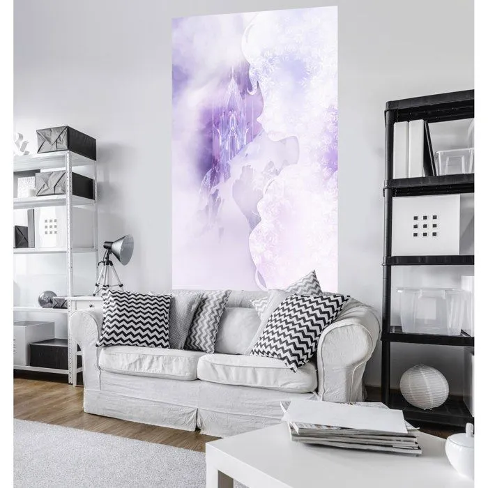 Poster géant - Disney - La Reine des Neiges - Silhouette Elsa - H 200 x L 120 cm - Intérieur-1