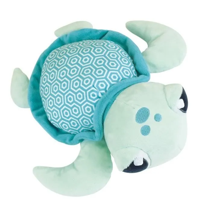 Ma Petite Carapace Peluche Tortue Lumineuse Naturelle +/- 25 cm - JEMINI - Chargeable à la lumière, fonctionne sans pile.-6