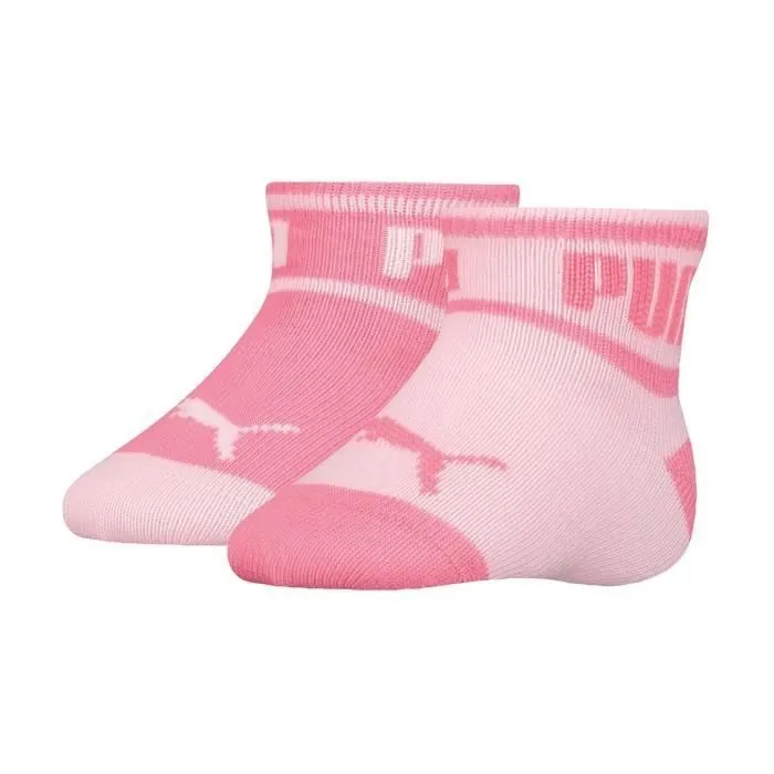 Chaussettes Bébé - Puma - Baby Wording - Taille 23-26 - Couleur Rose - Mixte-0