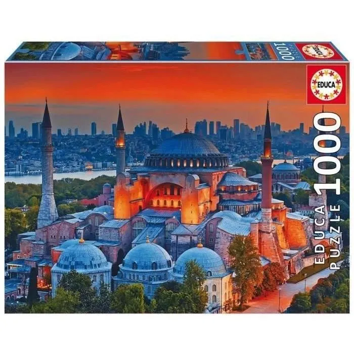 Puzzle MOSQUÉE BLEUE, ISTANBUL - 1000 pièces - EDUCA - Architecture et monument-2