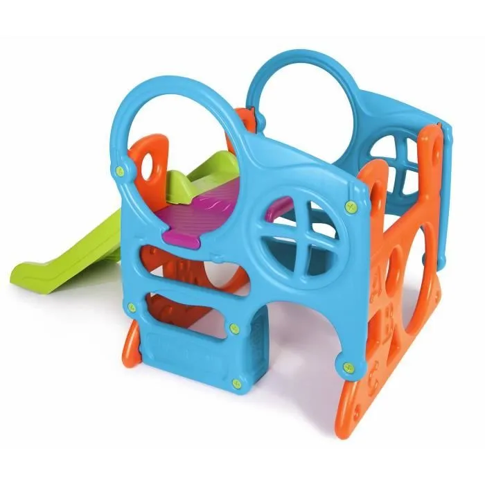 Station de jeux - FEBER - Aire de jeux avec toboggan en plastique anti-UV-2