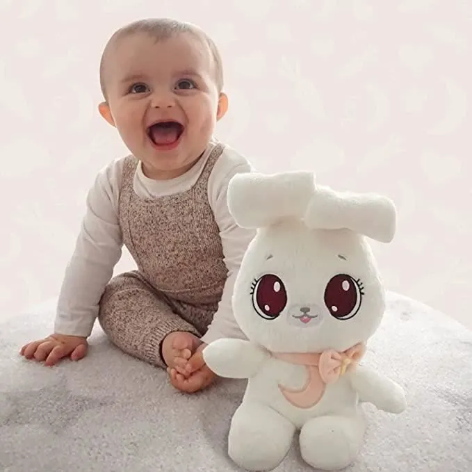 Peluches Peekapets pêche - Peluche lapin premier âge - Coucou Caché - Rose - Blanc - Mixte-2