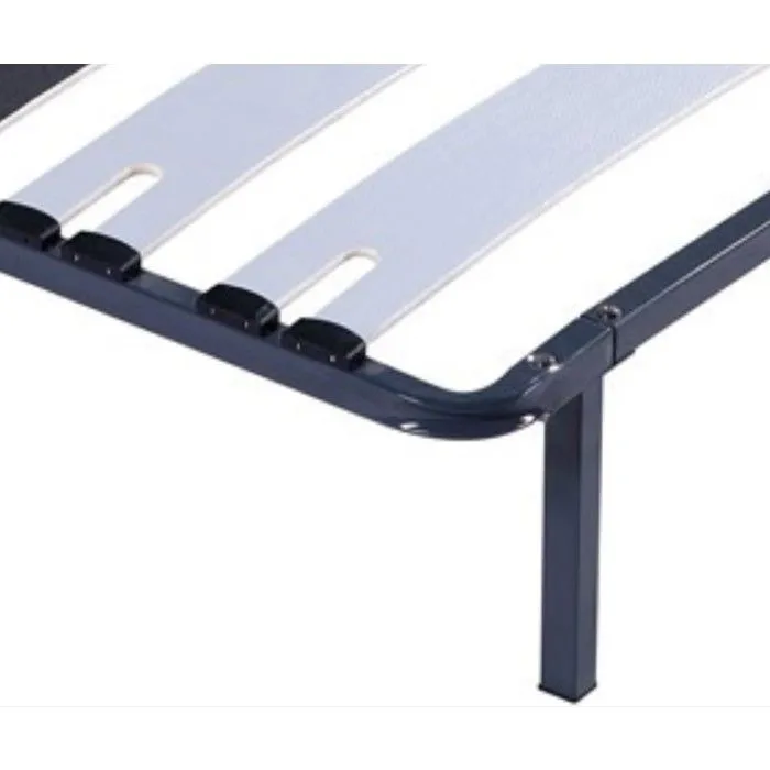 patrick - Solide et Confortable Sommier Cadre a lattes Pieds 80x190 x 29 cm en Metal - 9 Larges Lattes de 12,5 cm-3
