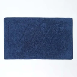 Tapis de bain pur Coton haut de gamme 2 pièces Bleu Roi-1