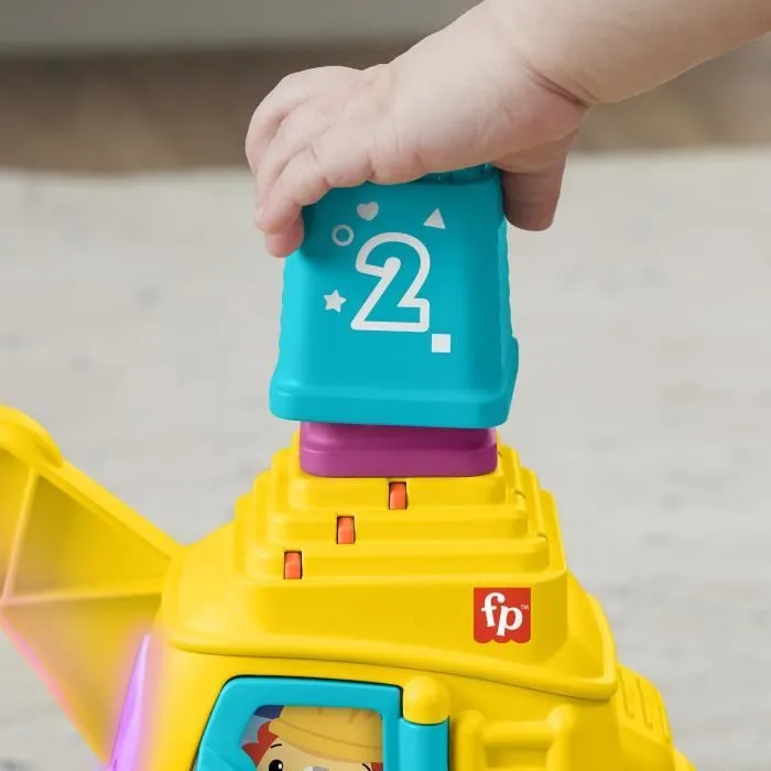 Fisher-Price-La Calculo’Grue-Blocs avec effets sonores et lumineux HXF48-5