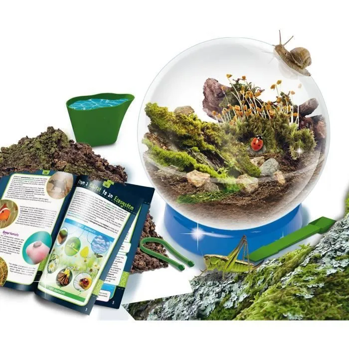 Écosystème interactif - LISCIANI - I'm a Genius - Habitat & écosystèmes - Reproduire habitats naturels - Manuel illustré-2