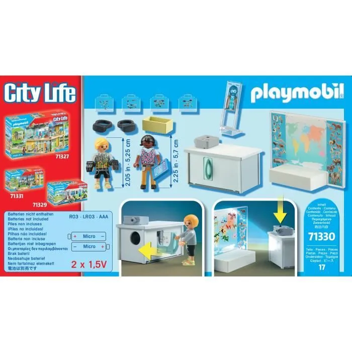 PLAYMOBIL - Classe avec réalité augmentée - City Life - L'école - 17 pièces-6