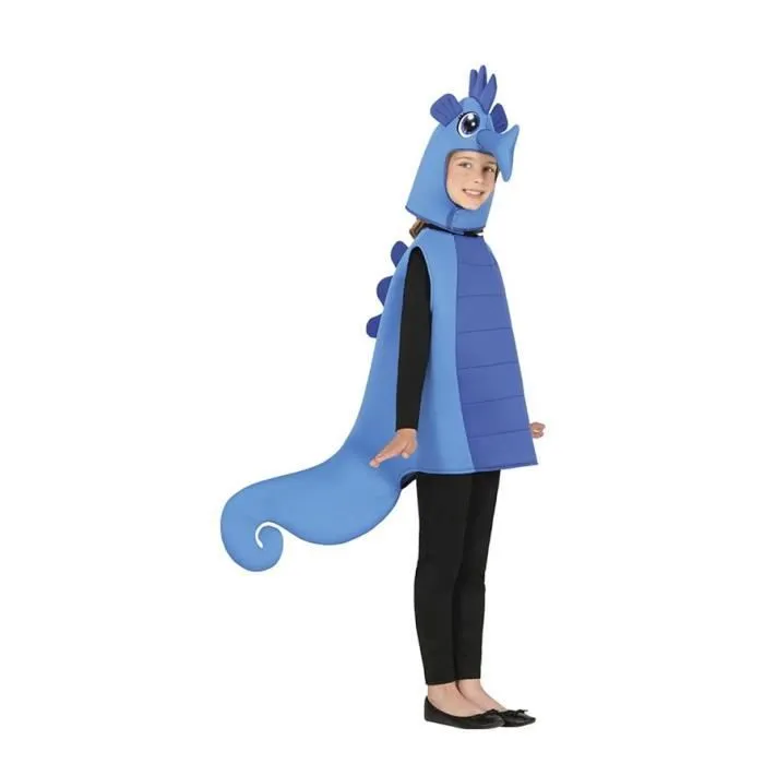 Guirca Déguisement hippocampe bleu garçon (5-6 ans)-3