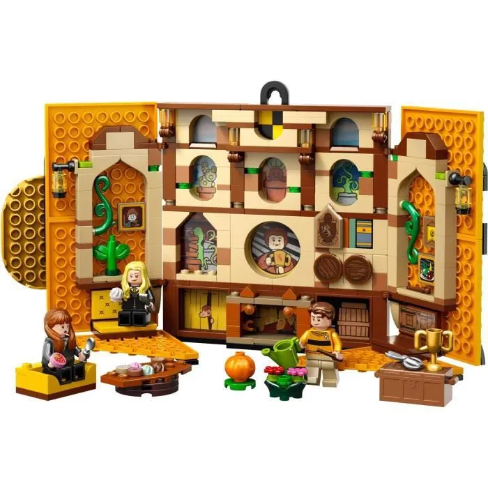 LEGO® Harry Potter 76412 Le Blason de la Maison Poufsouffle - Jouet avec Figurines et Déco Château Poudlard-1