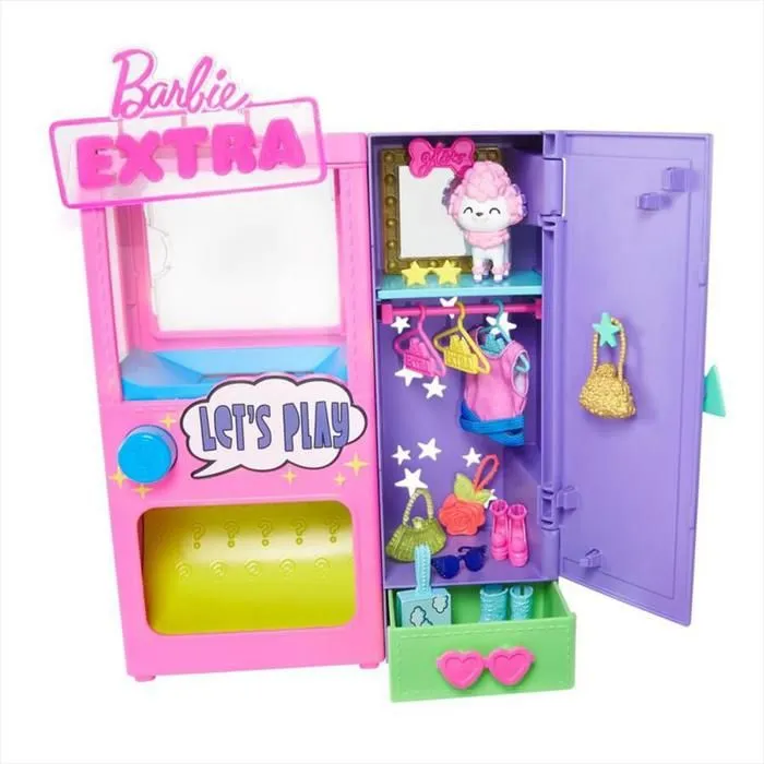 Ensemble de placard Barbie Extra +20 accessoires originaux Mattel-1