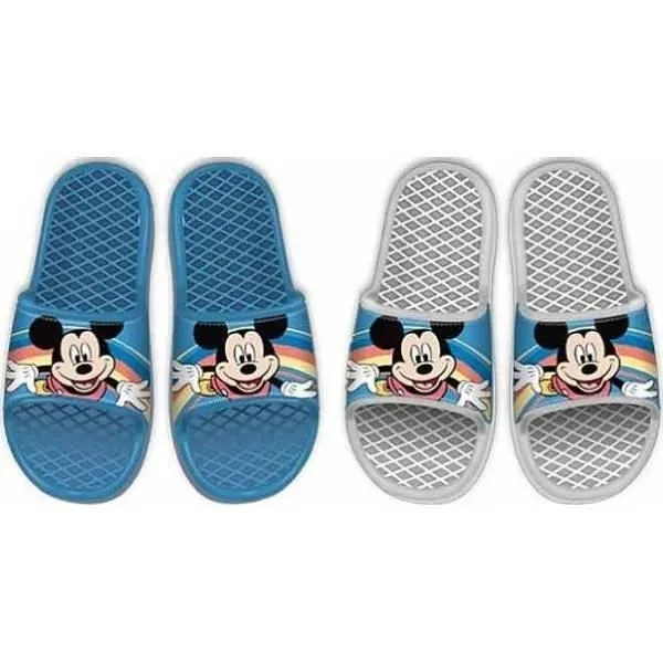 Claquette Mickey Disney - CDUBLANC - Taille 26/27 - Mixte - Bleu - Synthétique-0