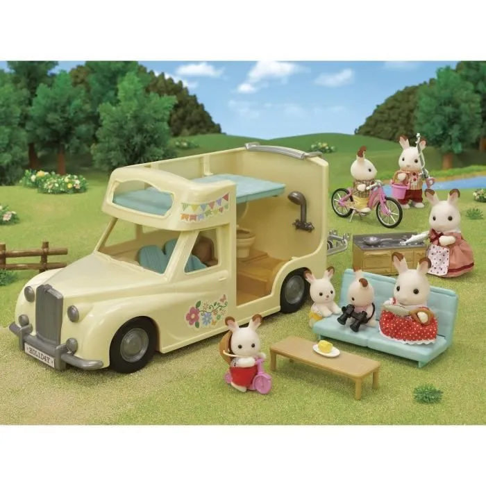 SYLVANIAN FAMILIES - 5454 - Le camping car - Les vacances-4
